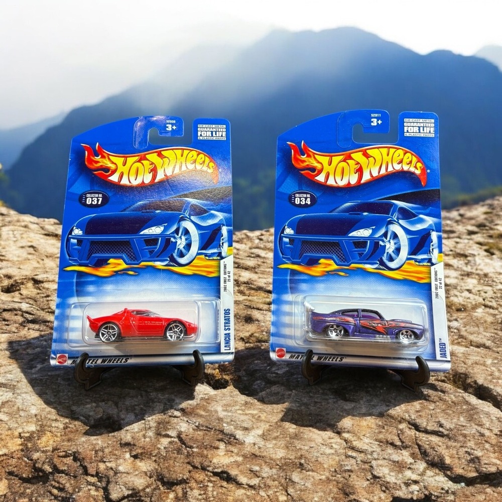 2002 Hot Wheels Mattel Wheels Lance's Stratus & Jaded First Editions Diecast